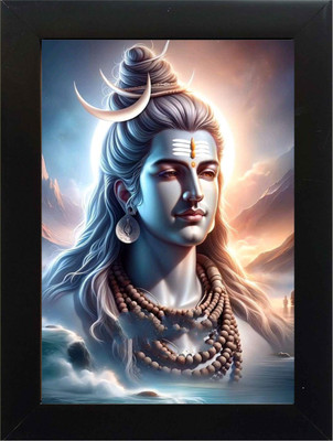 PY Creation Lord Shiva Religious Frame