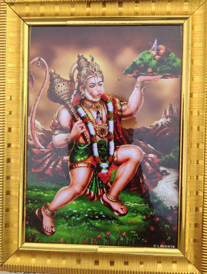 Taani creations PVT LTD Hanuman ji Religious Frame