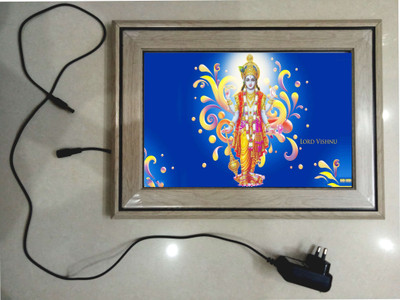 anshul internet point , LORD VISHNU JI , LED Religious Frame