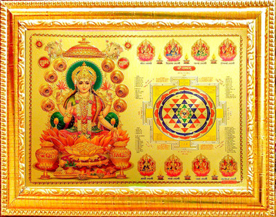 SUNINOW Laxmi JI Religious Frame