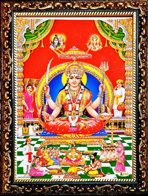 VCARTNOW Santoshi Maa Devi Religious Frame