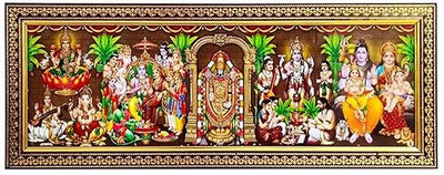 POOJA GHAR Lord Venkateshwara | Ram Darbar | Shiv Parivar | Satyanarayana | Laxmi Maa Religious Frame