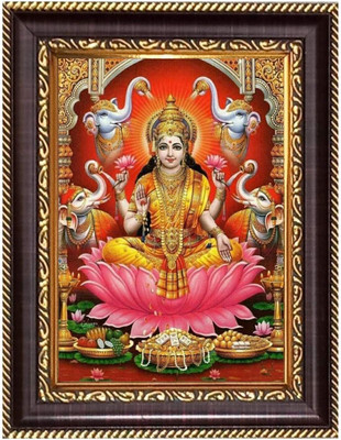 HitechMart Sri GaneshjiPhotoframe 14.7x16.7 inches - Religious Desk And Wall Art Religious Frame