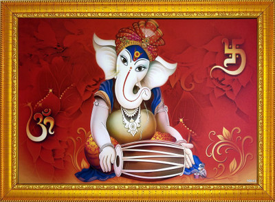FRIZZY ARTS Ganesh ji Religious Frame