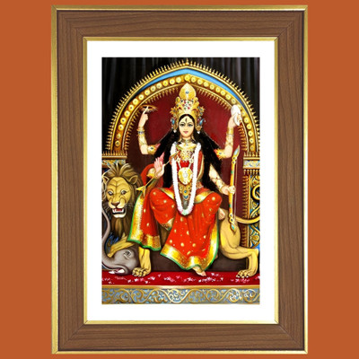 HitechMart Aadi Shakti Photo Frame 10x14 Inches Religious Frame