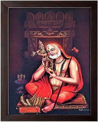 SAI BALAJI ACRALICS Raghavendra Swamy Photo Religious Frame