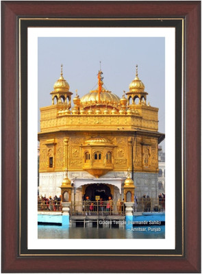 HitechMart Golden Temple Photo Religious Frame