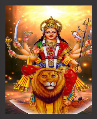 Darsh Craft Durga Mata Religious Frame