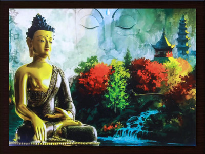 Rayno craft Lord Buddha Religious Frame