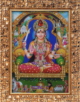 Strotam Goddess Santoshi Mata Religious Frame