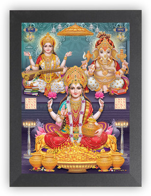 Nuoshopping Lakshmi Ganesh Religious Frame