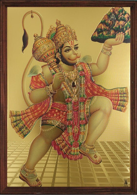 VJ ENTERPRISES Hanuman ji Religious Frame