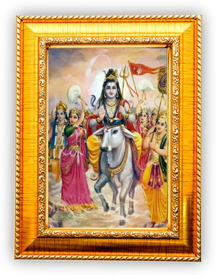 US COLLECTION Mahadev Religious Frame