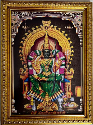 FRAMTASTIC KAMAKSHI AMMAN PHOTO FRAME | SMALL SIZE Religious Frame