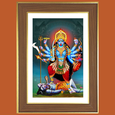 HitechMart Goddess Kali Photo Frame 12x16 Inches Religious Frame