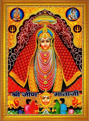 Diyansh Enterprises Jeen Mata Religious Frame