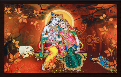 Darsh Craft Radha Krishna Religious Frame