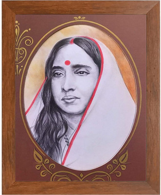 HitechMart Ma Sarada Devi Photo Frame Religious Frame