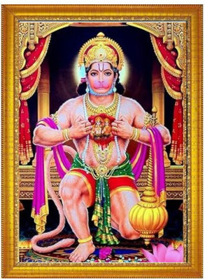 Stuthi Arts Hanuman Ji Religious Frame