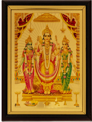 Templeneeds Templeneeds Valli Deivanai &Murugar Photo Frame Religious Frame