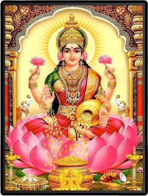 HitechMart Lakshmi Laminated Photo Religious Frame