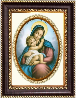 HitechMart Sri Maa Ashta Lakshmi Photoframe 14.7x16.7 inches Religious Frame