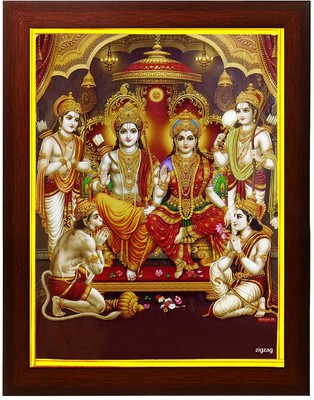 Zig Zag Lord Ram Darbar Ji Big Large Size Religious Frame
