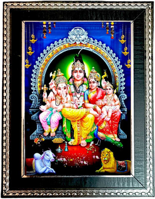 SUNINOW Shiv parivar Religious Frame