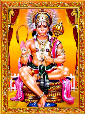 SHREE SHYAM CREATONS HANUMAN JI Religious Frame
