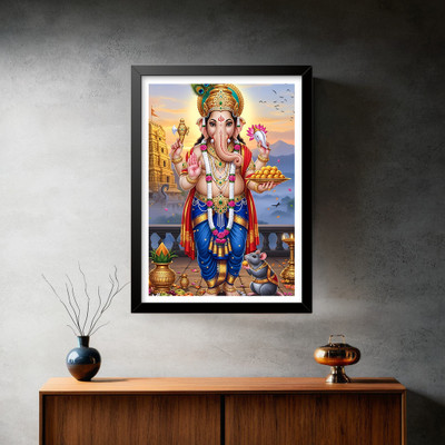 ArtRecall Lord Ganesh photo frame Religious Frame