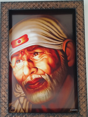 VGS MARKETINGS Shirdi Saibaba Sai nath Jagatguru Religious Frame