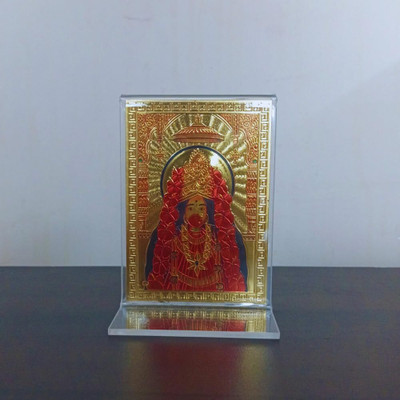 Hitech Sales Gold-Plated Maa Tara Acrylic Religious Frame