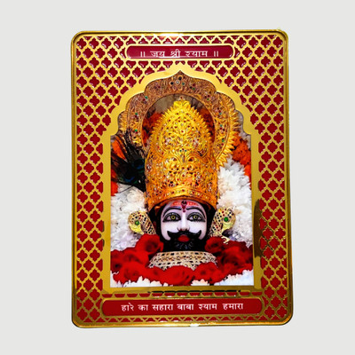 Artique Creation Artique Creation Khatu Shyam Ji Wall Hanging Frame Religious Frame