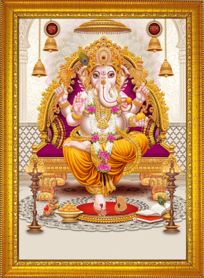 FRIZZY ARTS Laxmi ji Religious Frame