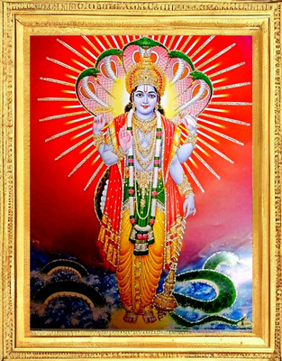 SUNINOW Vishnu Ji Religious Frame