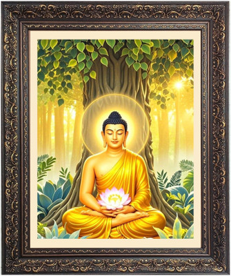 HitechMart Sri Gautam Buddha Religious Frame
