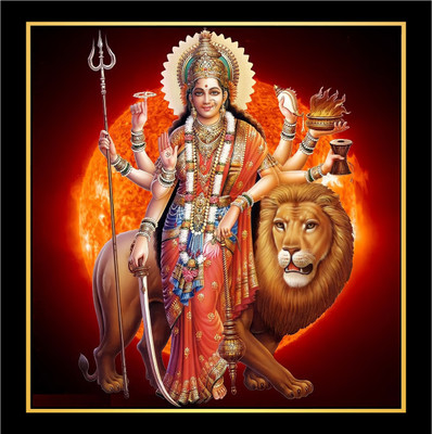 PRANVIGIFTS DURGA MAA Religious Frame