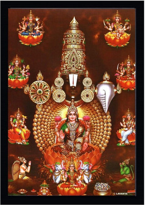 VJ ENTERPRISES Lakshmi Religious Frame