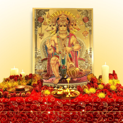 HAWAI God God Photo with Frame for Pooja Religious Frame
