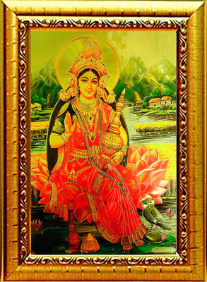 pcorporation Preserve Divine Blessings with the Lakkhi Mata Waterproof Photo Religious Frame