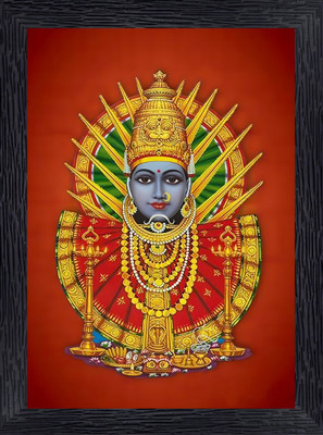 BISRAT CREATIONS Renuka Yellamma Devi Photo Frame Religious Frame