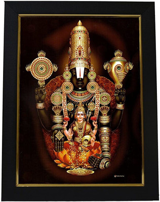 VJ ENTERPRISES Hrudaya Lakshmi Narayana Religious Frame