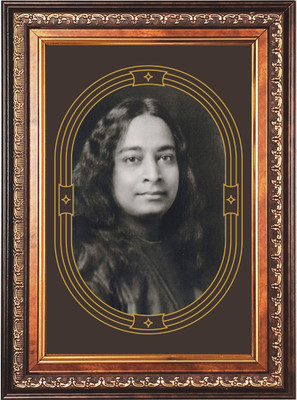 HitechMart Sri Paramahansa Yogananda Color Photo frame 18x22 Inch Religious Frame