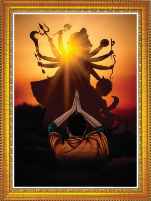 SHREEKESH CRAFT durga maa religious Religious Frame