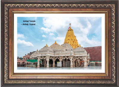 HitechMart Ambaji Temple Photo Religious Frame