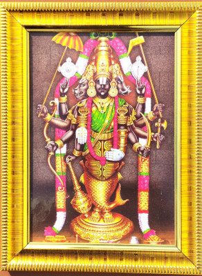 SAI BALAJI ACRALICS Vishnu dashavtar the ten divine forms of Vishnu Religious Frame