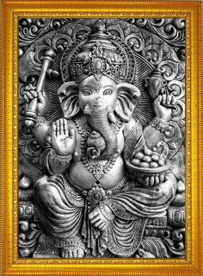 FRIZZY ARTS Ganesh ji Religious Frame