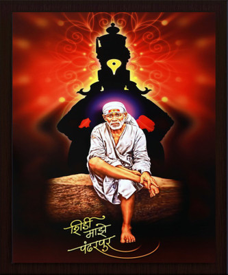 Darsh Craft Sai Baba Religious Frame