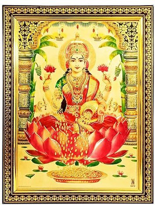 POOJA GHAR Laxmi ji Religious Frame