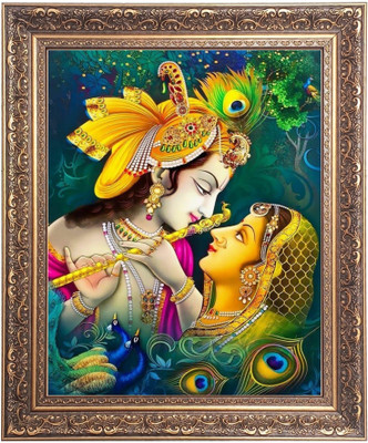 HitechMart Sri Krishna & Sri Radha Religious Frame
